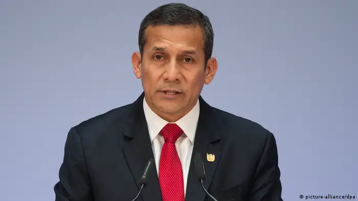 Der peruanische Präsident Ollanta Humala Tasso in Berlin beim 5. Petersberger Klimadialog (picture-alliance/dpa)