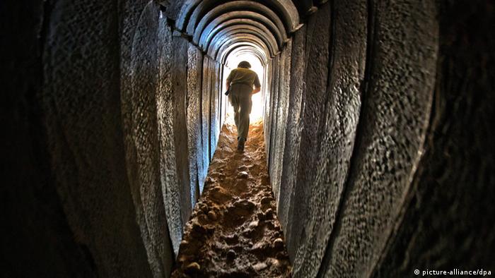 Tunnel im Gazastreifen. (Foto: picture-alliance/dpa) 