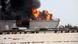 Libyen Treibstofftanks Brand Explosion Rakete Zerstörung Feuer Evakuierung Libyen Treibstofftanks Brand Explosion Rakete Zerstörung Feuer Evakuierung