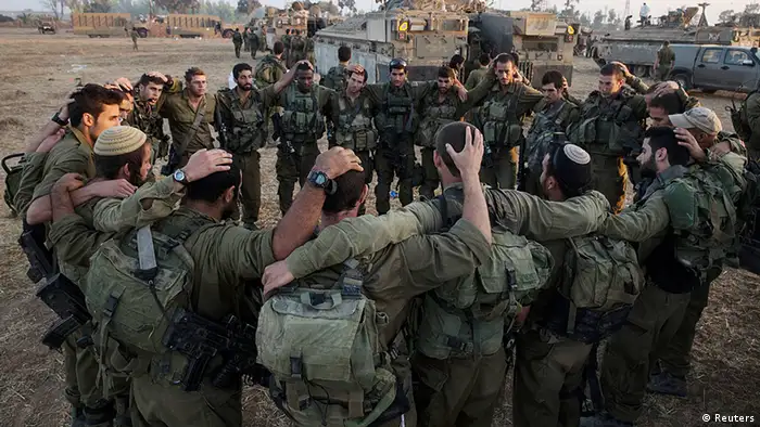 Soldaten Israel Armee Golani Brigade 30.7.