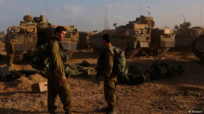 Soldaten Israel Gaza-Streifen