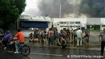Explosion in Fabrik in Jiangsu China