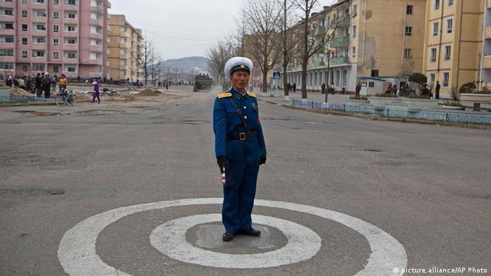 Verkehrspolizist in Nord-Korea