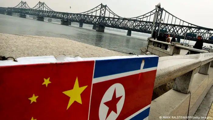 Grenze China Nordkorea Dandong