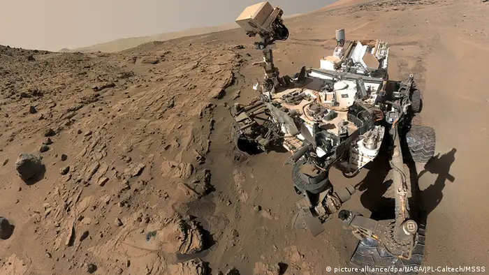 Selfie of Mars Curiosity rover (picture-alliance/dpa/NASA/JPL-Caltech/MSSS)