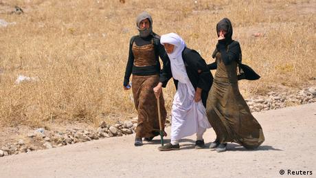 Jesiden auf der Flucht, August 2014
(Foto: REUTERS/Ahmed Jadallah)
