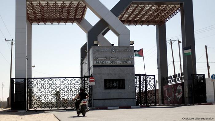 Grenze zwischen Gaza und Ägypten