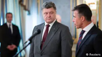 Treffen Anders Fogh Rasmussen mit Präsident Petro Poroschenko