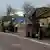 Konvoi russischer Militärfahrzeuge