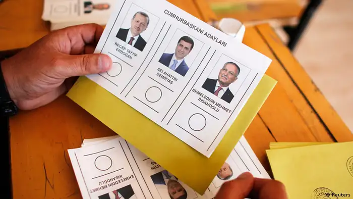 Präsidentschaftswahl in der Türkei 10.08.2014