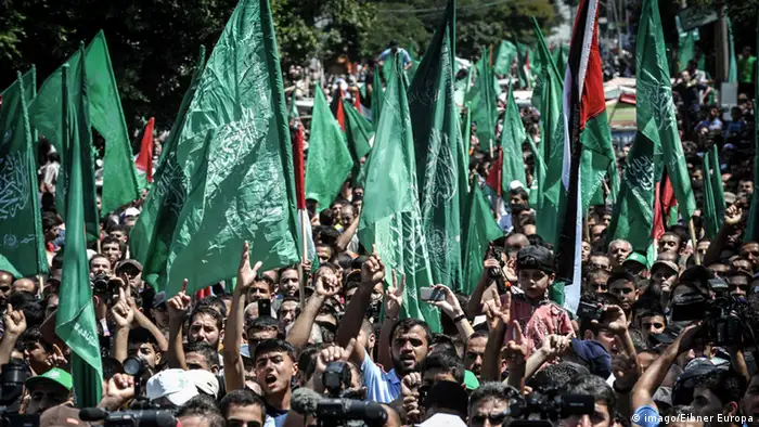 Demonstranten in Gaza (Foto: imago/Eibner Europa) 