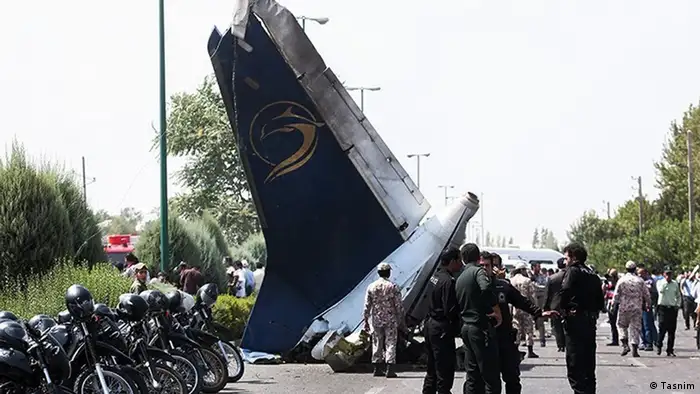 Galerie - Flugzeugabsturz im Iran