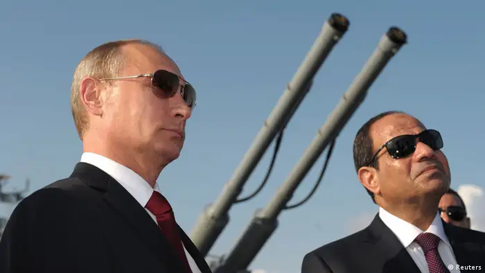 Putin und Al-Sisi in Sotschi 12.08.2014