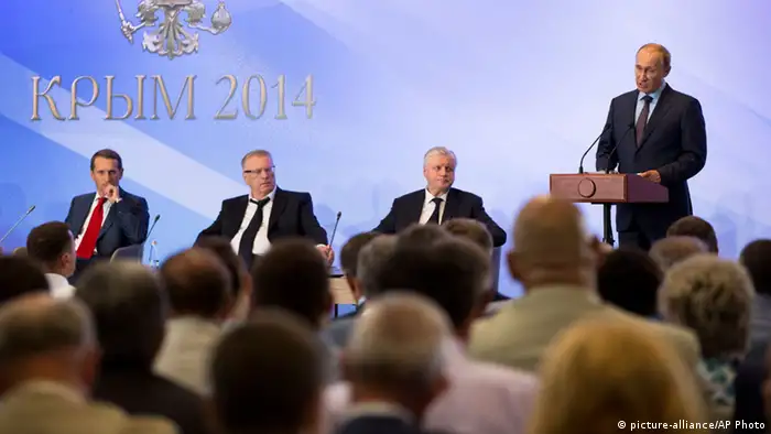 Russland Wladimir Putin Rede auf der Krim 14.08.2014