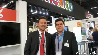 Promexico in Gamescom 2014 Michel Hubert und Pedro Conchas
