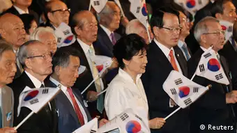 Südkoreas Präsidentin Park Geun-hye Gedenkfeier 15.08.2014 Seoul