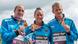 Thomas Lurz (l.-r.), Isabelle Härle und Rob Muffels zeigen ihre Bonzemedaillen (Foto: Tim Brakemeier/dpa) Thomas Lurz (l.-r.), Isabelle Härle und Rob Muffels zeigen ihre Bonzemedaillen (Foto: Tim Brakemeier/dpa)