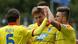 Hoffenheim celebrate winning 9-0 in German Cup Hoffenheim celebrate winning 9-0 in German Cup