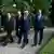 Pawel Klimkin, Laurent Fabius, Frank-Walter Steinmeier und Sergej Lawrow (Foto: Reuters)