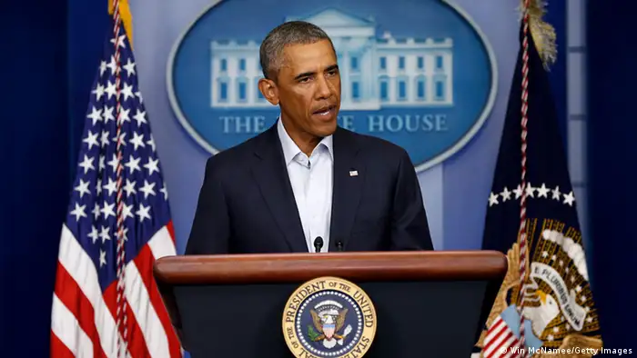 USA Präsident Barack Obama Pressekonferenz in Washington18.08.2014