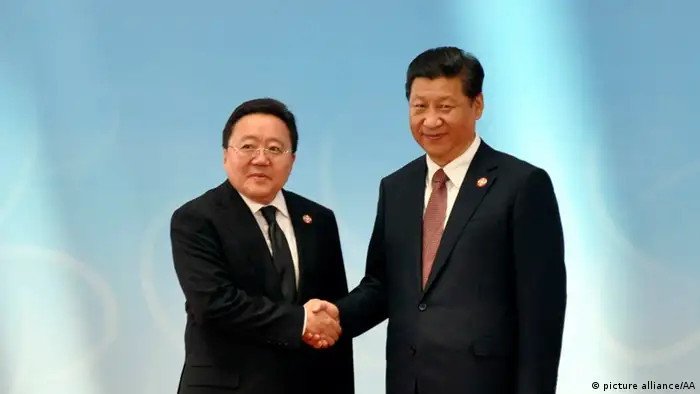 Xi Jinping mit Tsakhia Elbegdorj Archiv 21.05.2014