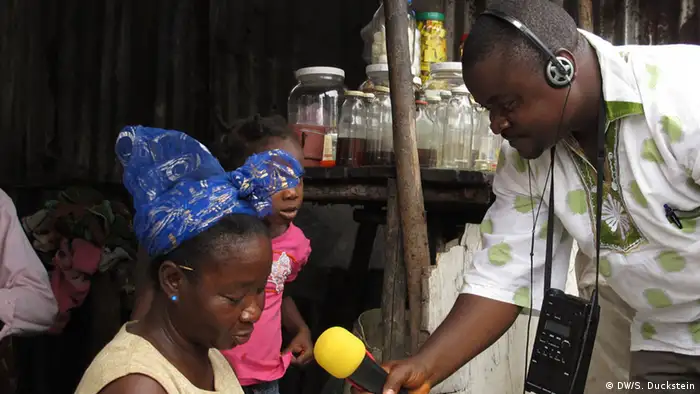 Jefferson Massa, Journalist von Radio Gbarnga/ Liberia NEU
