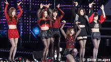 SEOUL, SOUTH KOREA - JUNE 07: South Korean pop group T-ara perform on stage during the 20th Dream Concert on June 7, 2014 in Seoul, South Korea. (Photo by Chung Sung-Jun/Getty Images)