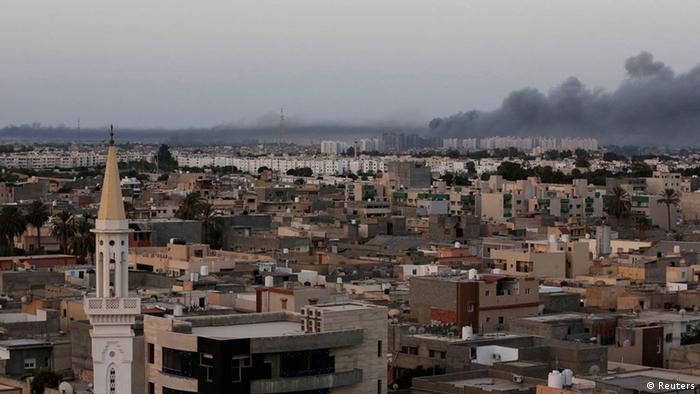 Libyen Luftangriff auf Tripolis