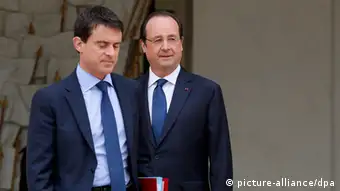Hollande und Valls Archivbild 04.04.2014