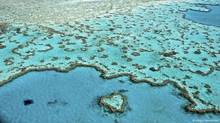 Australia's Great Barrier Reef from above