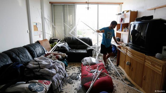 Israel Hamas Raketen Zerstörung 26.08.2014 Ashkelon