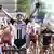 John Degenkolb reißt im Ziel der 4. Vuelta-Etappe die Arme nach oben. Foto: Getty Images