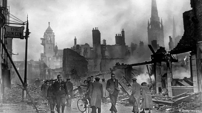Großbritannien Deutschland Zweiter Weltkrieg Coventry Blitz Zerstörung