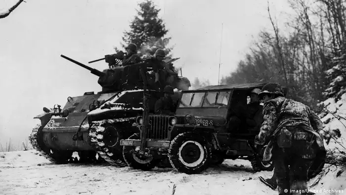 Belgien Luxemburg Deutschland Alliierte Zweiter Weltkrieg Ardennenoffensive Panzer