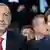 رجب طیب اردوغان (چپ) و احمد داود اغلو، رهبران پیشین و کنونی حزب "عدالت و توسعه"