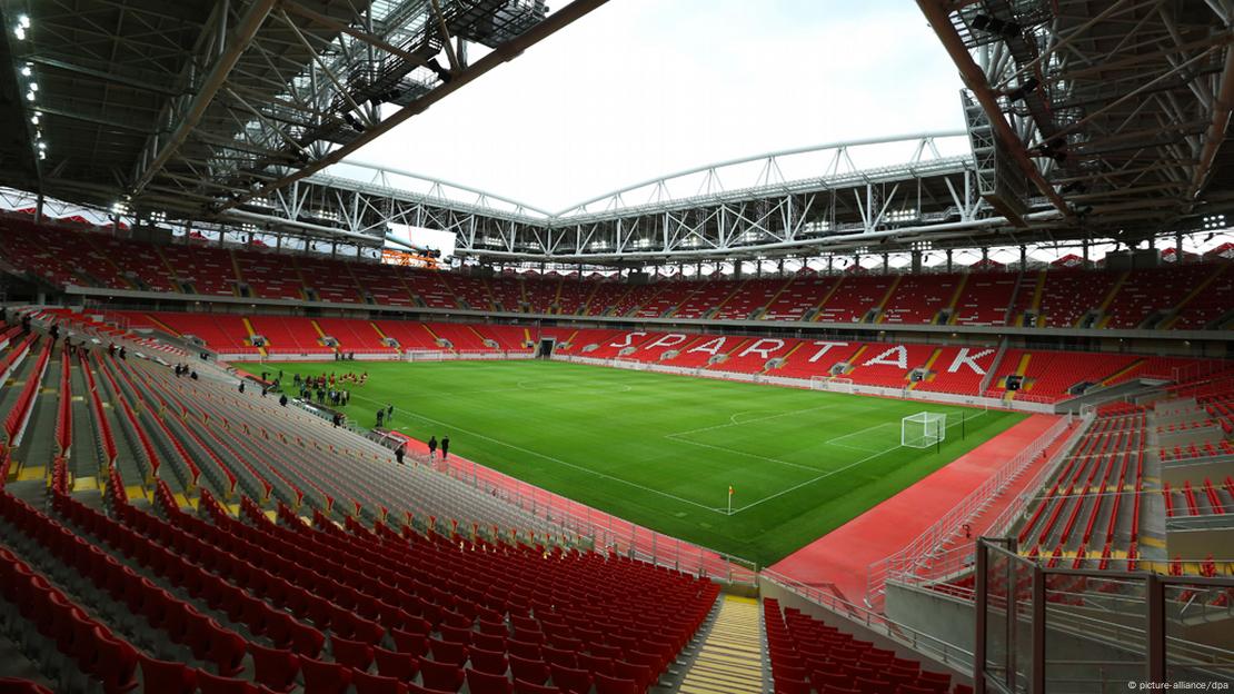 Newly-built home ground of Spartak Moscow