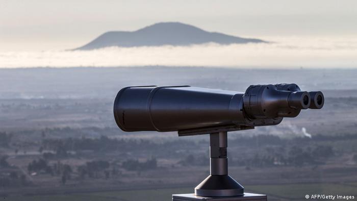 Golan Heights lookout (Photo: JACK GUEZ/AFP/Getty Images)