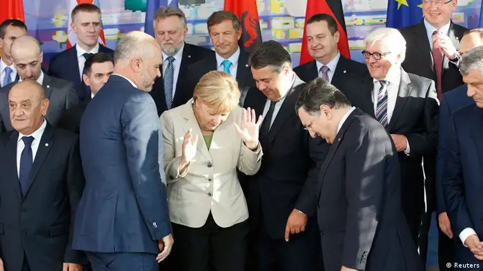 Westbalkan-Konferenz Gruppenbild Angela Merkel