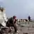 Сепаратисты у памятника на высоте Савур Могила