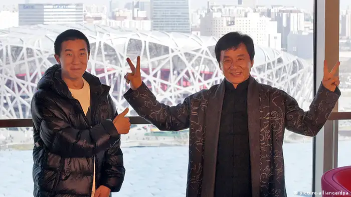 China Jackie Chan und Sohn Jaycee Chan