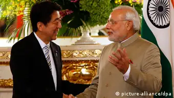 Indien Narendra Modi Japan Shinzo Abe Besuch 1.9.