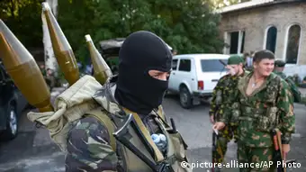 Ukraine Donezk Separatisten Kämpfer 31.08.2014