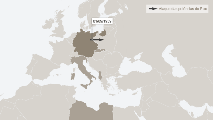 Mapa com países da Europa Ocidental