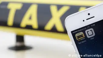 Uber Taxi App Verbot