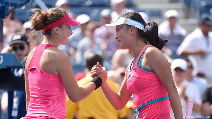 US Open Tennis Belinda Bencic Shuai Peng