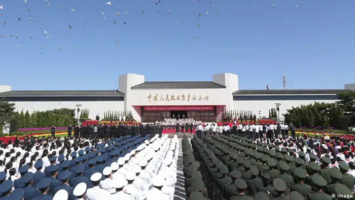 China Peking Gedenken Japanische Invasion 03.08.2014