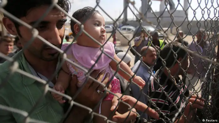 Palästina Blockade Gazastreifen Grenze zu Ägypten Palästinenser