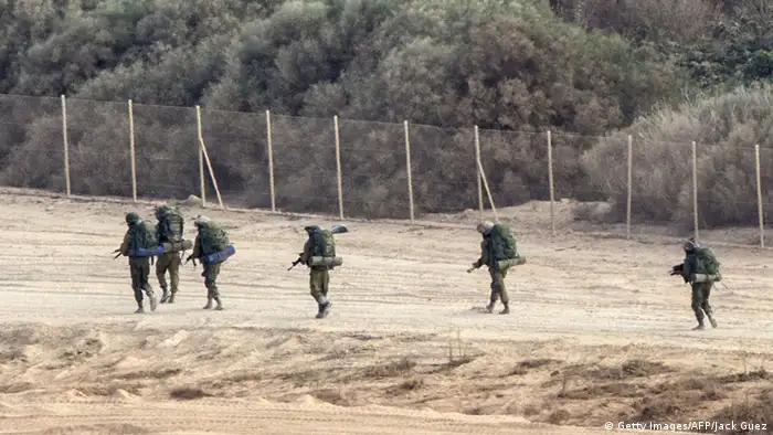 Israel Gaza Blockade Gazastreifen Grenzzaun Israel Soldaten