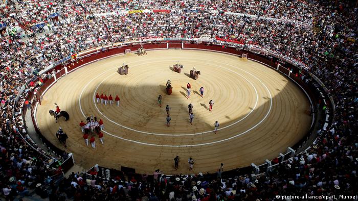 Stierkampf in Arena von Bogota (Plaza de Toros Santamaria)