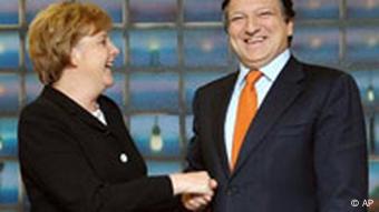 Merkels Antrittsbesuch bei Jose Manuel Barosso